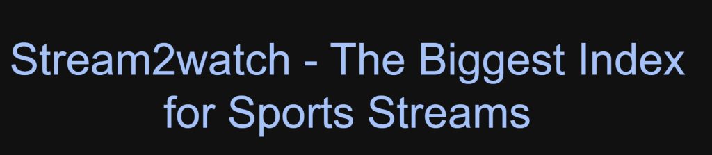 stream2watch alternatives